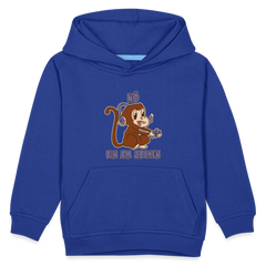Affe Zocker Nö Einfach Nö Kinder Premium Hoodie - Royalblau