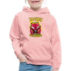 Monster Zocken zur Entspannung Kinder Premium Hoodie - Kristallrosa