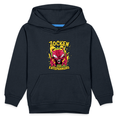 Monster Zocken zur Entspannung Kinder Premium Hoodie - Navy