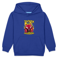Monster Zocken zur Entspannung Kinder Premium Hoodie - Royalblau