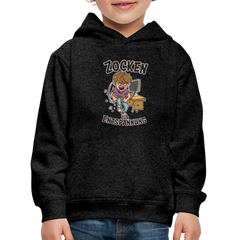 Junge Zocken zur Entspannung Kinder Premium Hoodie - Anthrazit