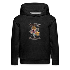 Junge Zocken zur Entspannung Kinder Premium Hoodie - Anthrazit