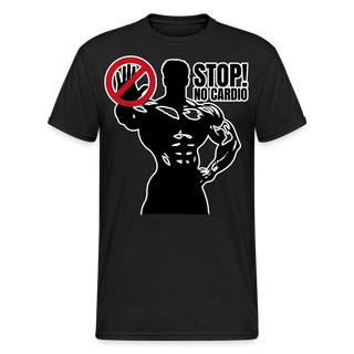 No Cardio Powerlifter Strongman Bodybuilder Gewichtheber | Männer T-Shirt - Schwarz