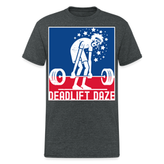 Deadlift Daze | Männer T-Shirt - Dunkelgrau meliert
