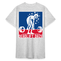 Deadlift Daze | Männer T-Shirt - Grau meliert