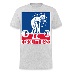 Deadlift Daze | Männer T-Shirt - Grau meliert