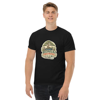 Gildan5000 Bonsai Pruning Club Baum Hobby Humor T-Shirt Schwarz Men's 2 Front
