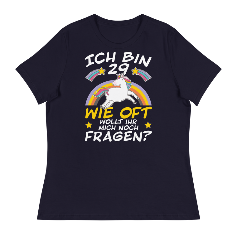29 Einhorn | Lockeres Damen-T-Shirt