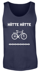 Zeigt lustiger spruch hatte fahrradkette herren tanktop in Farbe Black