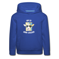 Lustiger Sprüche Kinder Hoodie mit süßem Tier für Mädchen und Jungs