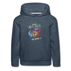Lustiger Sprüche Kinder Hoodie mit süßem Tier für Mädchen und Jungs