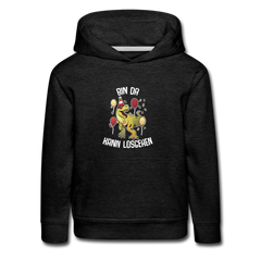 Lustiger Sprüche Kinder Hoodie mit süßem Tier für Mädchen und Jungs