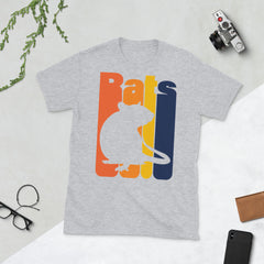 Zeigt vintage-farbratte-unisex-t-shirt in Dark Heather