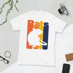 Zeigt vintage-farbratte-unisex-t-shirt in Dark Heather