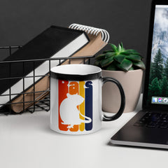 Ratten | Vintage Farbratte | Glänzende Zaubertasse