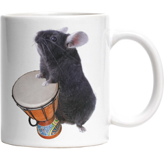 Chinchilla trommelt Djembe