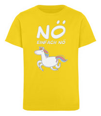 Zeigt no einhorn cooler spruch kinder organic t shirt in Farbe Royal Blue