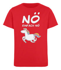 Zeigt no einhorn cooler spruch kinder organic t shirt in Farbe Royal Blue