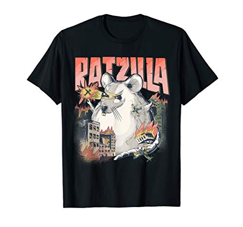 RATZILLA Lustige Ratte | Geschenk Rattenhalter | Farbratte T-Shirt in Default Title in Größe