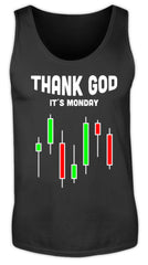Aktien Forex & Kryptowährungen - Lustiger Spruch für Daytrader | Herren Tank Top in Black in Größe S