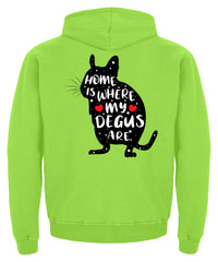 Zeigt funny adorable degu saying rodent kinder hoodie in Farbe Baby Pink