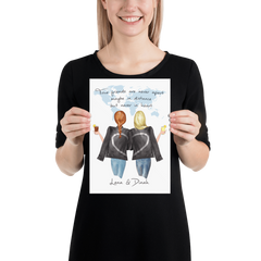 BFF Poster "True Friends" seidenmatt