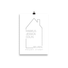 Home Familien Poster Outline