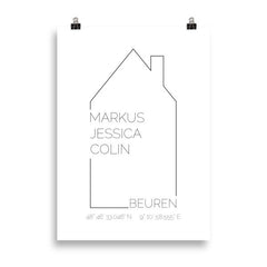 Home Familien Poster Outline