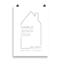 Home Familien Poster Outline