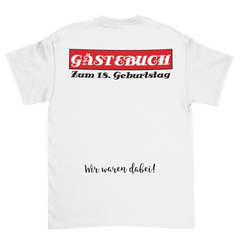 Geburtstag Gästebuch | Männer T-Shirt