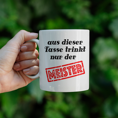 Tasse für den Meister Lustiger