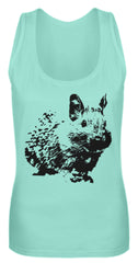 Zeigt zuckersusser degu geschenk fur besitzerinnen von degus susse kleidung mit nager perfek frauen tanktop in Farbe White