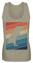 Zeigt gerbil owner gift retro vintage frauen tanktop in Farbe Purple