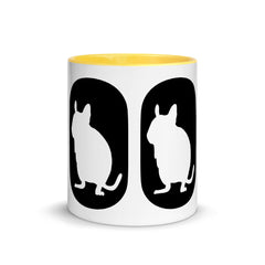 GOOS | Lustiger Degu Spruch | Zweifarbige Tasse