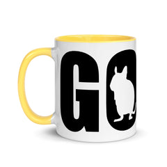 GOOS | Lustiger Degu Spruch | Zweifarbige Tasse