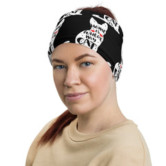 Zeigt home is where my cat is multifunktionstuch in Farbe