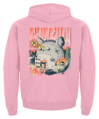 Zeigt chinzilla funny chinchilla owners gift kinder hoodie in Farbe Jet Black
