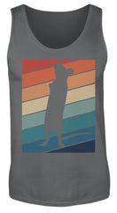 Zeigt ratten vintage motiv retro chic fur rattenhalter herren tanktop in Farbe Black