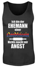 Lustiger Spruch Ehemann Nordfriesin | Herren Tanktop in Black in Größe S
