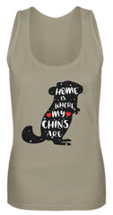 Zeigt chinchillas cooler spruch geschenk frauen tanktop 1 in Farbe White
