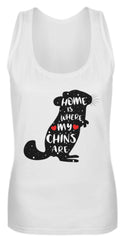 Chinchillas | Cooler Spruch | Geschenk | Frauen Tank Top in White in Größe S