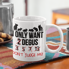 Lustiger Degu Spruch | Tasse