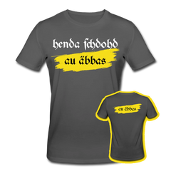 henda schdohd au äbbas | Männer Bio-T-Shirt