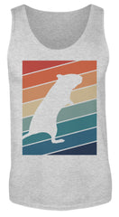 Zeigt gerbil owner gift retro vintage herren tanktop in Farbe Black