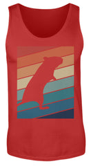 Zeigt gerbil owner gift retro vintage herren tanktop in Farbe Black