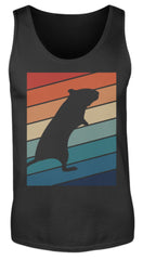 Rennmaus Besitzer | Gift | Retro Vintage | Herren Tank Top in Black in Größe S