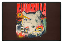 Zeigt chinchillas saying chinzilla fussmatte in Farbe Navy
