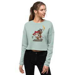 Barbarian Chinchilla Brothers | Crop Sweatshirt