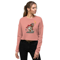 Barbarian Chinchilla Brothers | Crop Sweatshirt