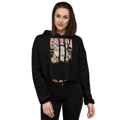 Produktbild zeigt Chinzilla | Crop Hoodie für Damen